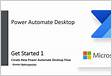 Get started with Power Automate for desktop